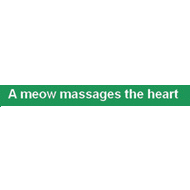 a meow massages the heart